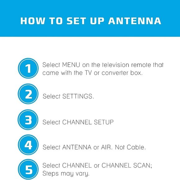 Magic Stick BLK MAX HD Antenna HDTV FREE Digital Channels Plus Free 20ft Cable - Picture 5 of 5
